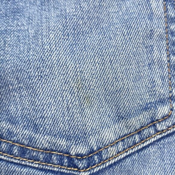 Moussy denim mini skirt hidden button fly frayed hem 24 - Picture 6 of 6